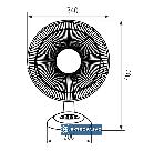 Wentylator biurkowy 20/40W 230V 3 prędkości biały Veneto 30 23812 Kanlux 2