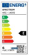 Żarówka LED świeczka E14  6,0W 800lm COG biała ciepła milky 300st. Spectrum WOJ+14392 Wojnarowscy 2