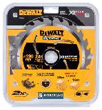 Piła tarczowa HM do elektronarzędzi 190x30x1,55/0,99/24z XR Extreme Runtime do cięcia wzdłużnego drewna DT99562-QZ DeWalt 3