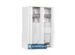 Szafka licznikowa uniwersalna z zamkiem 2x licznik elektron. 3F 1xTH35 18 modułów IP30 RU-2L-P Z /E Karwasz 3