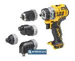 Wiertarko-wkrętarka DeWalt DCD703L2T-QW 57Nm 12V XR 2x3Ah Li-Ion + wymienne głowice TSTAK 4
