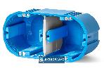 Puszka instalacyjna do płyt g-k 2x60mm głęboka 60mm niebieska P2x60D Multibox 2 32092203 Simet 3