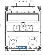 Rozdzielnica budowlana przenośna 16A 5P + 32A 5P + 3x2P+Z 230V okno 14 mod. IP54 Opole 909210003W PCE 2