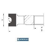 Frez kształtowy HSS półokrągły wklęsły Z=4 160x30x50/R=20 CL101-0160-0002 Globus 2