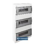 Rozdzielnica modułowa natynkowa 3x12 N+PE IP40 z klapką RN-36 Fala 7.6 Elektro-plast Opatówek 1