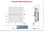 Grzejnik konwekcyjny elektryczny 1500W F120 Wi-Fi naścienny biały termostat z programatorem 100025 Atlantic 5