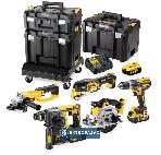 Zestaw narzędzi Combo DeWalt DCK654P3T-QW 18V 3x5,0Ah Li-Ion 6-częściowy 3xTSTAK + wózek Nowość 1