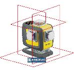 Laser krzyżowy 4x360st. Nivel CL4D-R wiązka czerwona + statyw SJJ-M1 EX Bluetooth 4