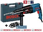 Młot udarowo-obrotowy z uchwytem SDS-plus Bosch GBH 2-26 DFR 800W 2,7J + 3 wiertła + dodatkowy uchwyt wiertarski walizka 0611254768 4