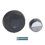 Dzwonek bezprzewodowy Comfort 3xAA z dodatkowym odbiornikiem Comfort 1xCR2032 IP44 antracyt bez baterii 094253 Legrand 1