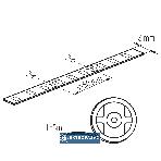 Taśma LED 12V  4,8W/500lm/1m biała zimna IP00 rolka 5m LEDS-B 24518 Kanlux 5