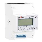 Licznik energii elektrycznej LCD 3-fazowy max 100A 3x230/400V AC+N TH35 IP20 LEM-30 EXT10000235 Zamel 3