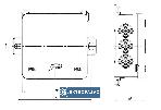 Puszka instalacyjna natynkowa  85x 85x 40mm IP54 NS6 szara Fastbox&Hook 35346102 Simet 4