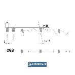 Piła tarczowa HM 450x30x4,2x2,8/20z GM20 z ogranicznik. posuwu do cięcia wzdłużnego drewna litego PS015-0450-0003 Globus 4