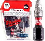 Bity udarowe Torx T20 x 25 mm 25 szt. Shockwave Impact Dut 4932430875 Milwaukee 1