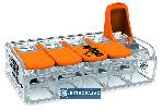 Szybkozłączka z dźwigniami 5x 0,5-6,0mm2 transparentna 221-615 Wago 2