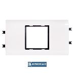 Mosaic uchwyt zatrzaskiwany 2M pokrywa biała 65mm 010952 Legrand 1