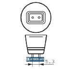 Żarówka LED MR16 GU 5,3  6,3W 380lm 12V DIM ściemnialna biała ciepła 24st. Mas LEDspotLV DimTone 871869649021100 Philips 2