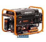 Agregat prądotwórczy 2,8kW 1 fazowy 230V GDA 3500DFE AVR gaz/benzyna silnik Daewoo rozr. elektryczny/manualny Daewoo 1