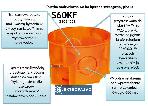 Puszka instalacyjna łączeniowa 60mm płytka pomarańczowa S60KF 33054008 Simet 2