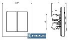 Sonata biały p/t łącznik schodowy podwójny bez ramki ŁP-10R/M/00 Ospel 2