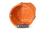 Puszka instalacyjna 60mm głęboka z wkrętami pomarańczowa Z60DFw 33035008 Simet 2