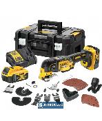 Akumulatorowe narzędzie wielofunkcyjne DeWalt DCS356P2-QW 18V 2x5,0Ah XR + akcesoria  T-STAK 1