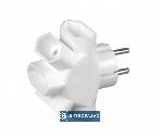 Rozgałęźnik wtyczkowy R-  5 5x2P/ II 16A IP20 biały T-10833 Plastrol Lotyń 1