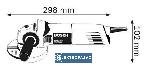 Szlifierka kątowa Bosch GWS 1400 1400W tarcza 125mm 0601824806 4