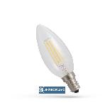 Żarówka LED świeczka E14  4,0W 460lm COG biała neutralna CLEAR Spectrum WOJ+14332 Wojnarowscy 1