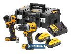 Zestaw narzędzi Combo DeWalt DCK2051H2T-QW 18V XR 2x5,0Ah PowerStack DCF850+DCD800 TSTAK 1