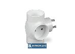 Rozgałęźnik wtyczkowy R- 30 3x2P 16A IP20 biały T-12118 Plastrol 1