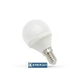 Żarówka LED kulka E14  6,0W 520lm biała ciepła 160st. Spectrum WOJ+13022 Wojnarowscy 1