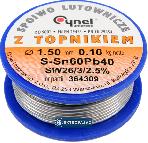 Spoiwo lutownicze Sn60Pb40 fi 1,5mm / 0,10kg Cynel 76814 Toya 1