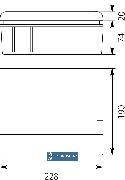 Rozdzielnica modułowa podtynkowa 1x 8 N+PE IP40 SRp-8 2.2 Elektro-plast Opatówek 2