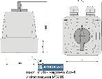 Łącznik krzywkowy ŁUK 25-23 0-GW-TR w obudowie IP44 922513 Elektromet S.I. 2