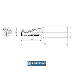 Frez trzpieniowy DIA DUO TOP 3 eco 12x34/d=12/H=95/2+1 DI050-1212-0002 Globus 4