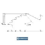 Piła tarczowa zwykła 500x30x3,5/8x5z WA do cięcia wzdłużnego drewna miękkiego PT140-0500-0003 Globus 2