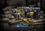 Zestaw narzędzi Combo DeWalt DCK355P2T-QW 18V XR 2x5,0Ah DCD800+DCH172+DCG405 TSTAK VI 2