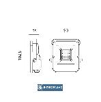 Naświetlacz LED Slim  20W SMD 1600lm biała zimna IP65 czarny MHN Premium KFNLN20ZB Kobi 2