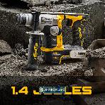 Zestaw narzędzi Combo DeWalt DCK355P2T-QW 18V XR 2x5,0Ah DCD800+DCH172+DCG405 TSTAK VI 4