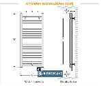 Grzejnik łazienkowy elektryczny Theola Digital Classic 300W 002390 Atlantic 4