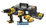 Zestaw narzędzi Combo DeWalt DCK2062M2T-QW 18V XR 2x4,0Ah Li-Ion DCD709+DCF809 TSTAK 2
