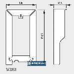 Daszek do paneli Linia 3000 343051 Legrand 3