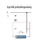 Bis biały n/t łącznik jednobiegunowy ŁN-1B/00 Ospel 3