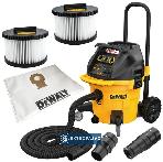 Odkurzacz przemysłowy DeWalt DWV905M-QS 1400W 38L klasa M regulacja siły ssania 1