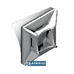 Podstawka montażowa samoprzylepna 25x25 biała do opasek PMS-25-25 opk.=100szt 25.225 Elektro-plast Opatówek 1