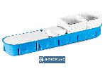 Pierścień dystansowy segmentowy wewnętrzny 30x71x71 mm do puszek wielopolowych Multiwall i Multibox PDM60W biały 37289006 Simet 5