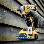 Zakrętak udarowy DeWalt DCF887P2-QW 1/4 cala 205Nm 18V XR 2x5,0Ah Li-Ion TStak 5