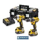 Zestaw narzędzi Combo DeWalt DCK266P2-QW 18V XR 2x5,0Ah Li-Ion DCD796+DCF887 ToughSystem 2